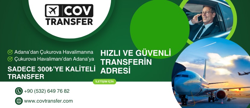 Çukurova airport transfer shuttle
